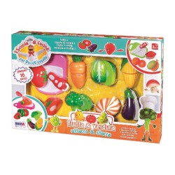 SET CUCINA FRUTTA VERDURA ATTACCA STACCA