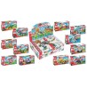 SET COSTRUZIONI JURASSIC DINOSAURI 12 ASSORTIMENTI
