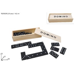 Gioco Domino In Scatola Legno
