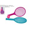 Mini Racchette Set 2 pz Con Pallina colori assortiti