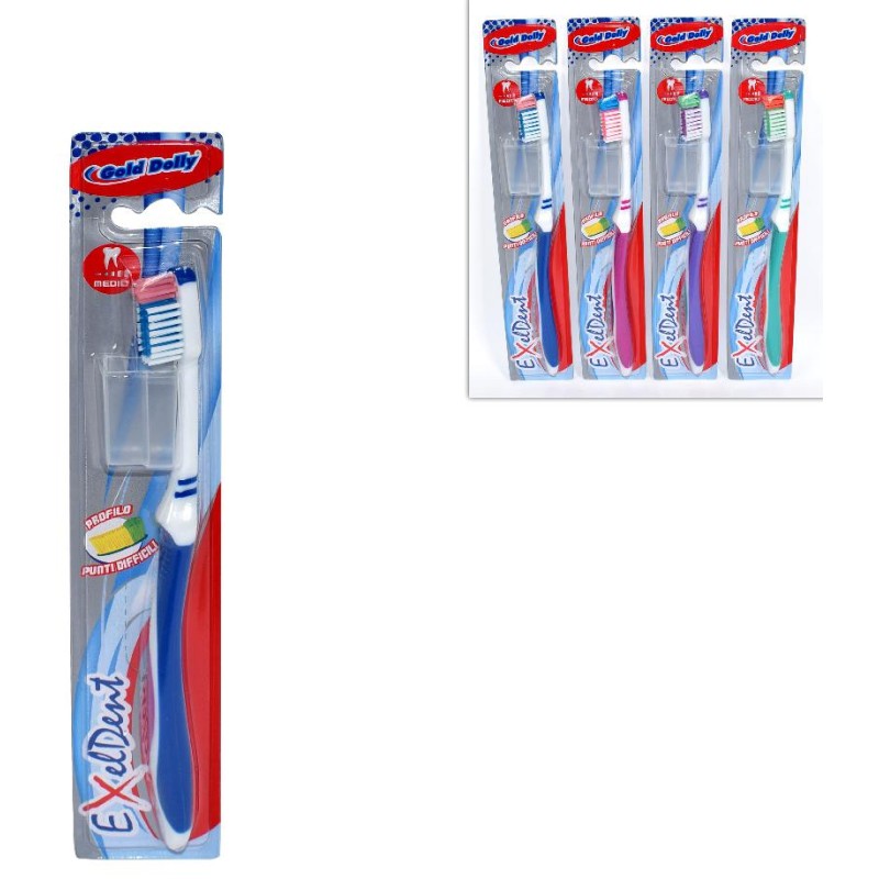 Spazzolino da Denti con Manico Multicolor