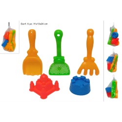 Attrezzi Gioco Mare Set 5 Pezzi, modelli assortiti