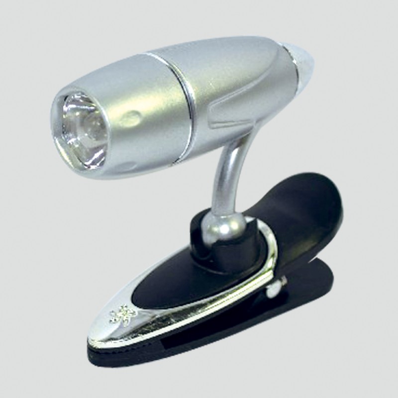 Luce Led Con Clip Per Libro