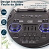 SPEAKER WIRELESS 100w CON MICROFONO, KARAOKE E PARTY