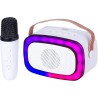 MINI PARTY SPEAKER WI-FI 10w KARAOKE CON MICROFONO SENZA FILI