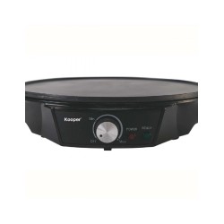 CREPIERA ELETTRICA ANTIADERENTE 1200W NERA