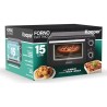 FORNO ELETTRICO 15L VETRO TEMPERATO 650W