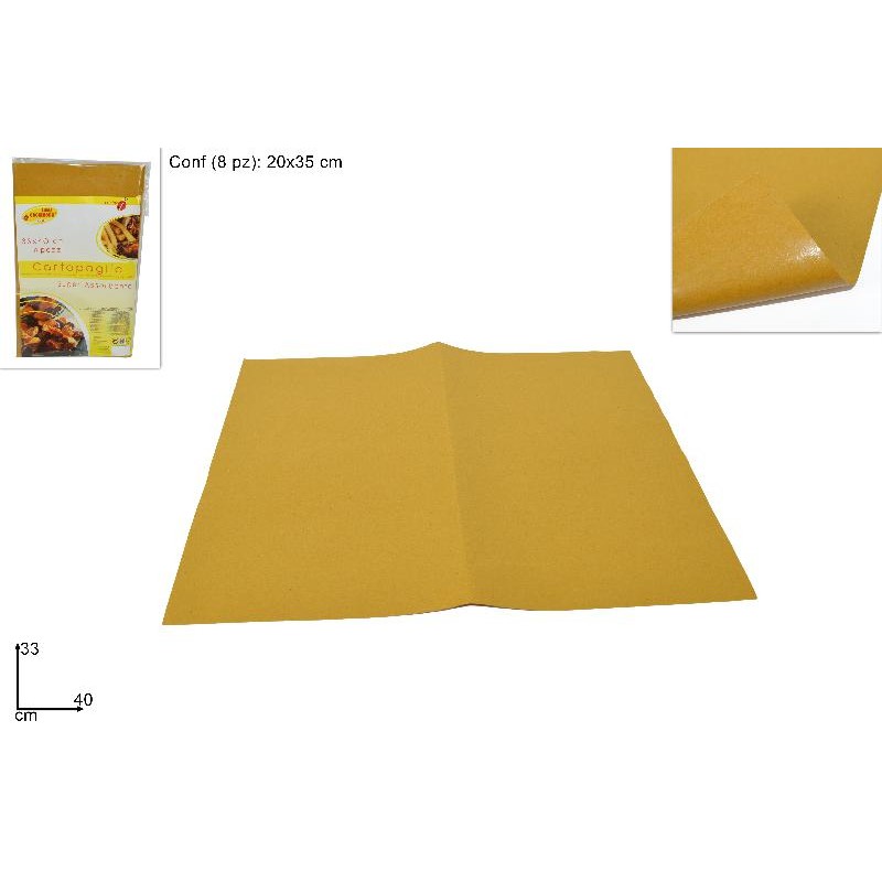 Carta Paglia Super Assorbente 33x40 cm