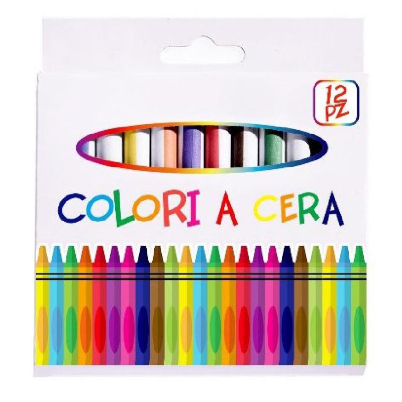 SET 12 PASTELLI COLORI A CERA