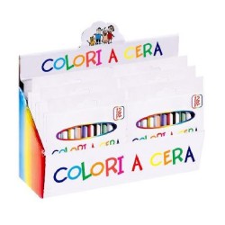 SET 12 PASTELLI COLORI A CERA