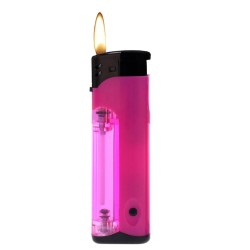 Accendino PROF Electron con luce LED, colori assortiti, 1 pezzo