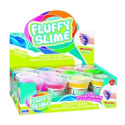 Slime Fluffy Vasetto 30 gr., 4 colori assortiti - 10617