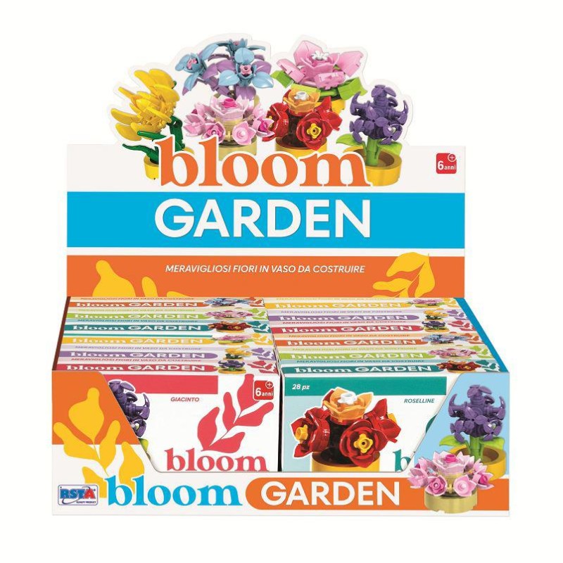 Bloom Garden Fiori Costruzioni, 6 assortimenti, 1 pezzo