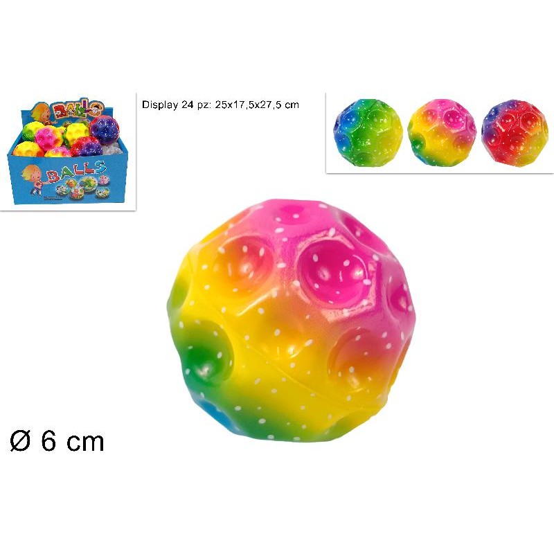 Pallina Fantasia 6 cm, 3 assortimenti, 1 pezzo