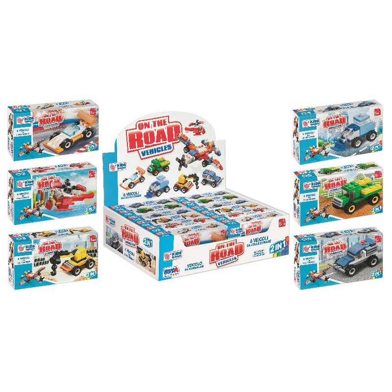 SET COSTRUZIONI VEICOLI 6 ASSORTIMENTI