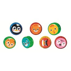 Yo-Yo Frizione con Luce Cartoon Face, modelli assortiti, 1 pezzo