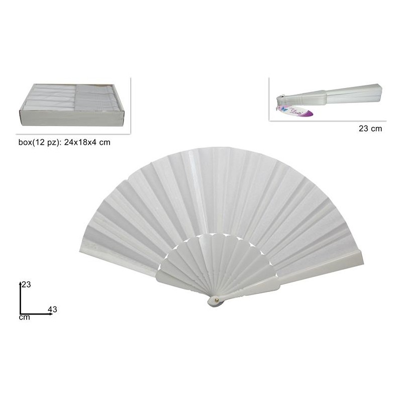 VENTAGLIO BIANCO PER MATRIMONI