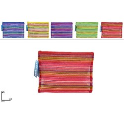 Bustina Colorata con Cerniera, colori assortiti, 1 pezzo