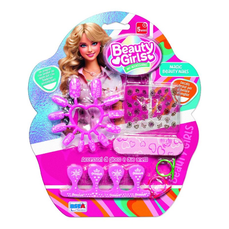 Set Beauty Girls Unghie ed Accessori, modelli assortiti - 12026