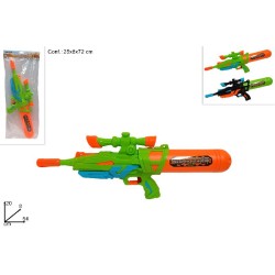 Fucile Spara Acqua con Mirino e Serbatoio, colori assortiti, 1 pezzo