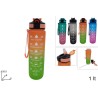 Borraccia Multicolor 1 Litro, 4 colori assortiti 28,5x8x8 cm, 1 pezzo