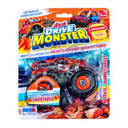 Auto 4x4 Drive Monster a Frizione, modelli assortiti - 12028