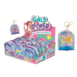 Zainetto Portachiavi Girls Power, modelli assortiti, 1 pezzo