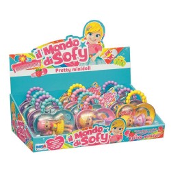 Bambola Sofy Minidoll 9 cm con Borsetta Cuoricino, modelli assortiti - 11551