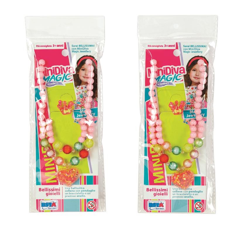 SET ACCESSORI MINIDIVA COLLANA, ANELLO, BRACCIALE