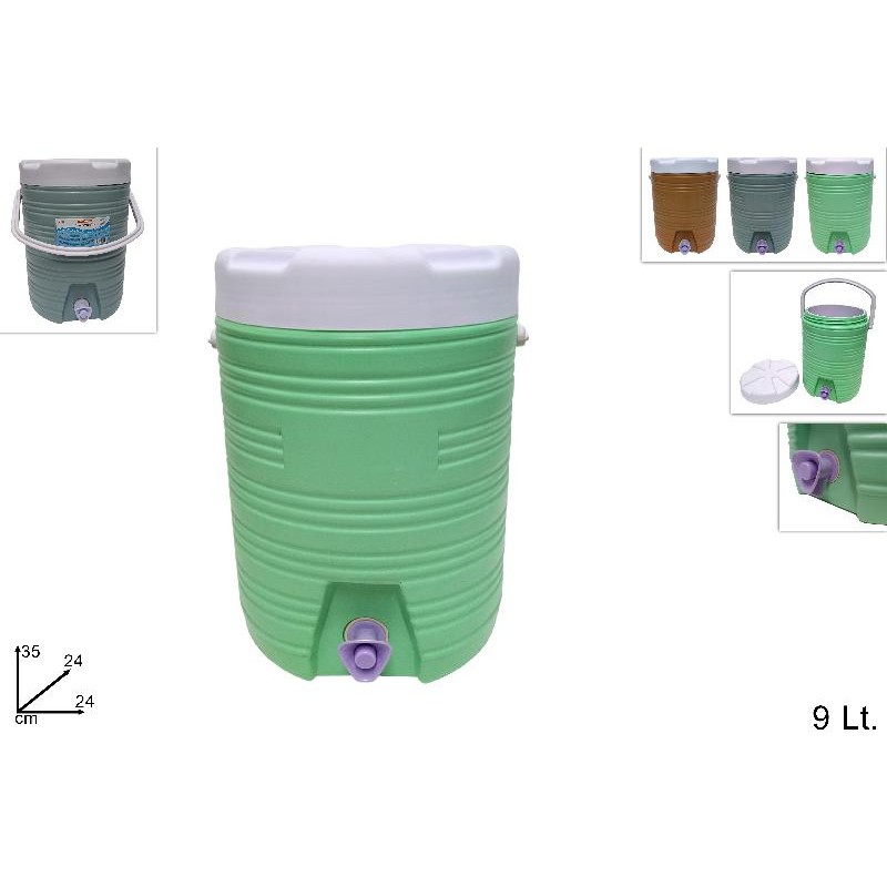 Contenitore Frigo 9 Lt. con rubinetto, colori assortiti, 1 pezzo