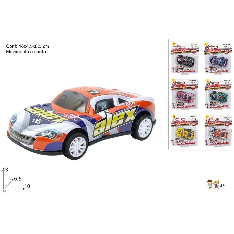 Auto Sportiva in Metallo, colori assortiti, 1 pezzo