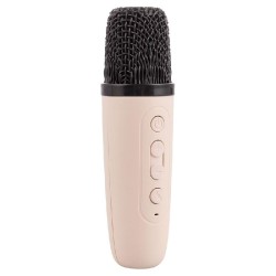 MINI CASSA KARAOKE PORTATILE LUCE RGB CON 2 MICOFONI WIRELESS