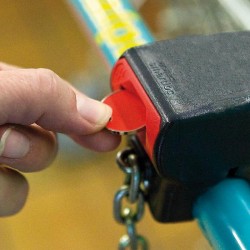 Portachiavi Gettone Euromarket, colori assortiti, 1 pezzo