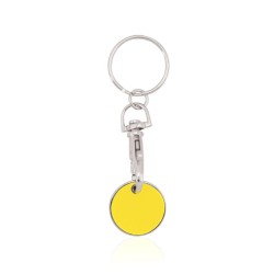 Portachiavi Gettone Euromarket, colori assortiti, 1 pezzo