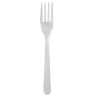 Forchette in plastica PS Trasparente 180 mm - confezione da 50 forchette